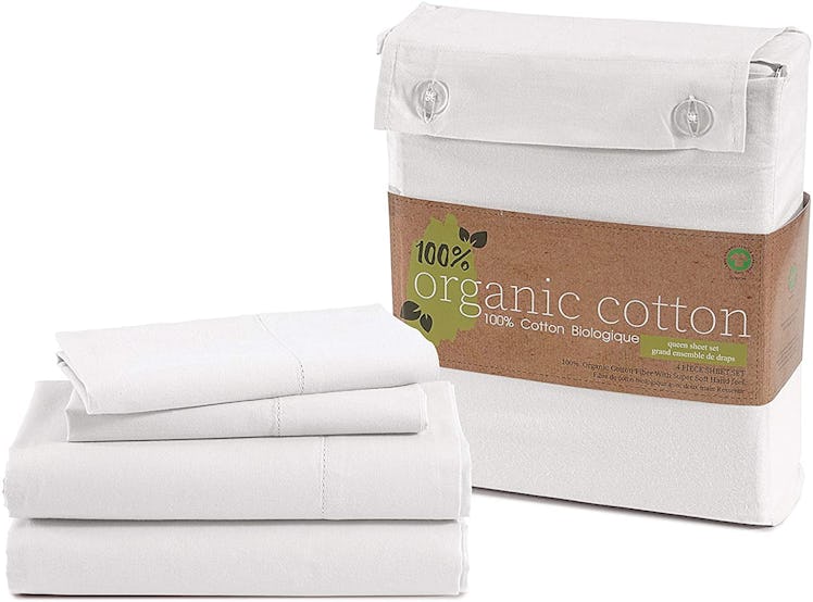 best cooling sheets 100% organic cotton hypoallergenic