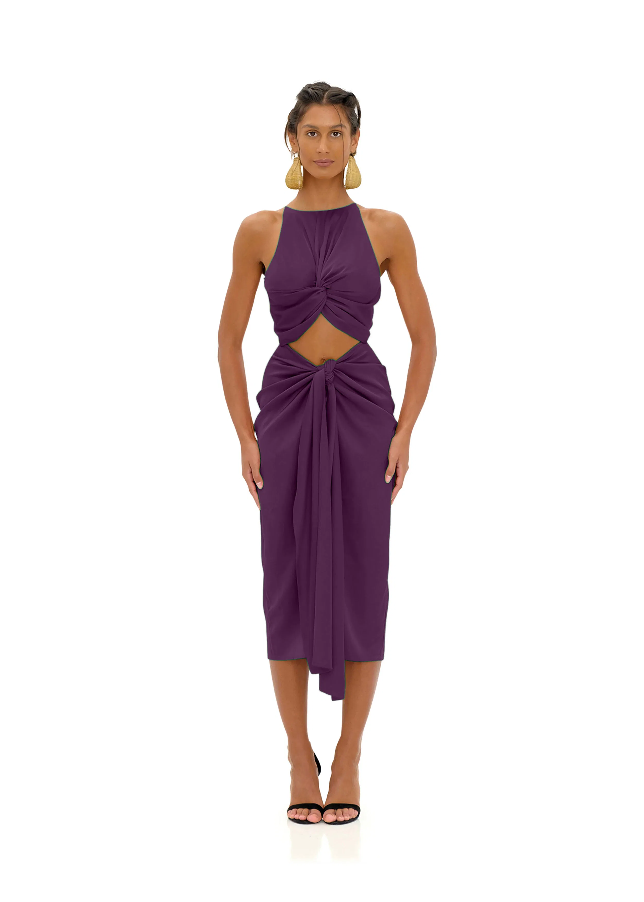 bec and bridge navy midi dress Bec and Bridge