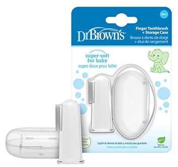 Dr. Brown's Finger Toothbrush for Brushing Baby's Teeth