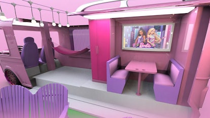 Go inside the life-sized camper van at World of Barbie.