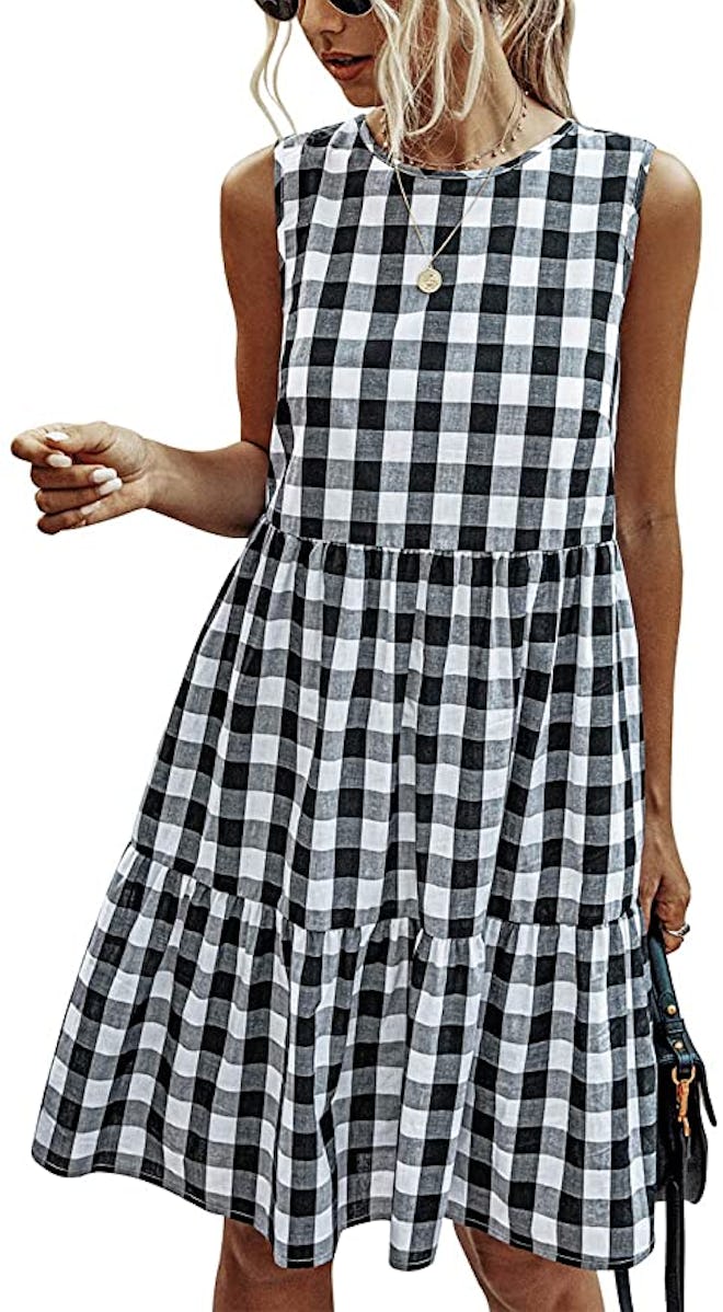 PRETTYGARDEN Sleeveless Ruffle Sundress