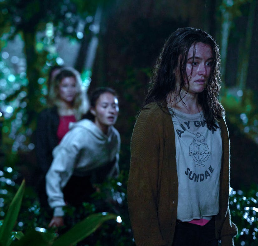 Mia Healey (Shelby Goodkind), Erana James (Toni Shalifoe), Sarah Pidgeon (Leah Rilke)