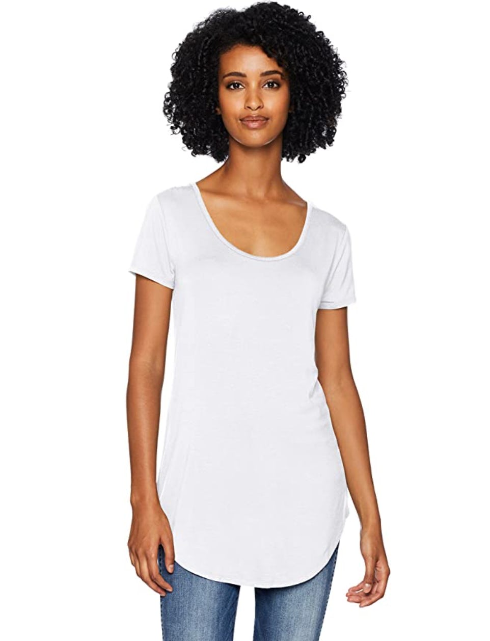 Daily Ritual Longline Scoop-Neck T-Shirt