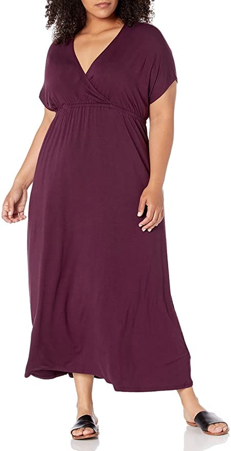Amazon Essentials Surplice Maxi Dress