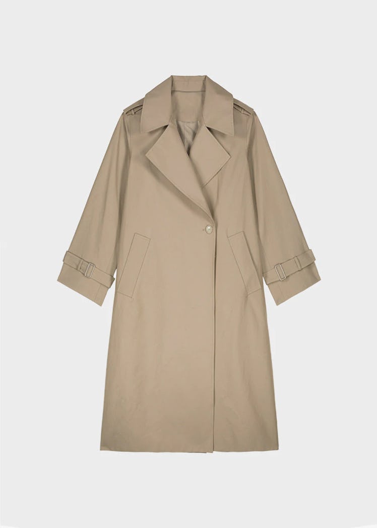 The Frankie Shop beige trench coat