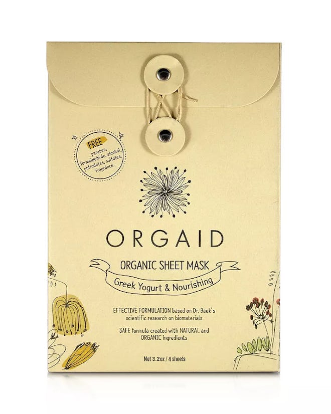 Orgaid sheet mask