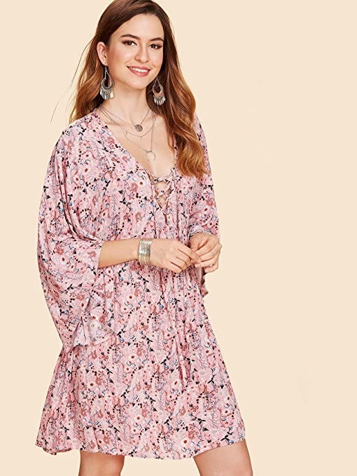 Milumia Flowy V-Neck Dress