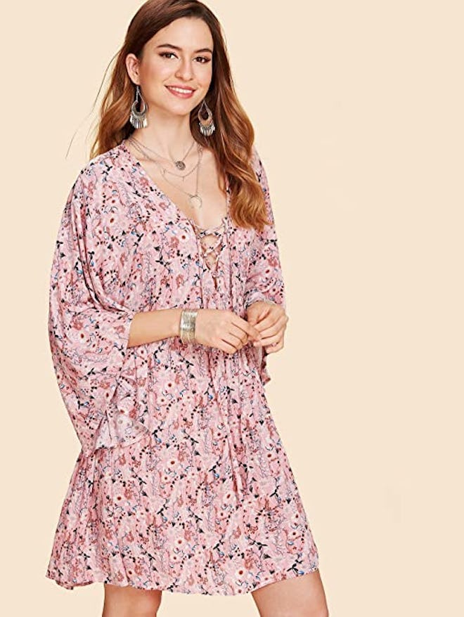 Milumia Flowy V-Neck Dress