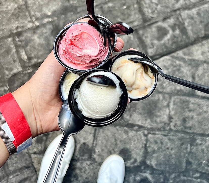 Five Wizarding World of Harry Potter ice cream flavors ranked from worst to best.
