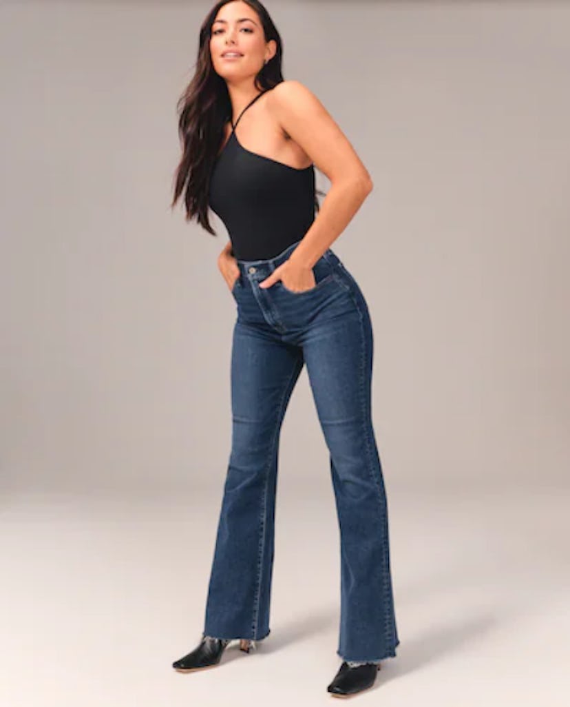 Curve Love Ultra High Rise Flare Jeans