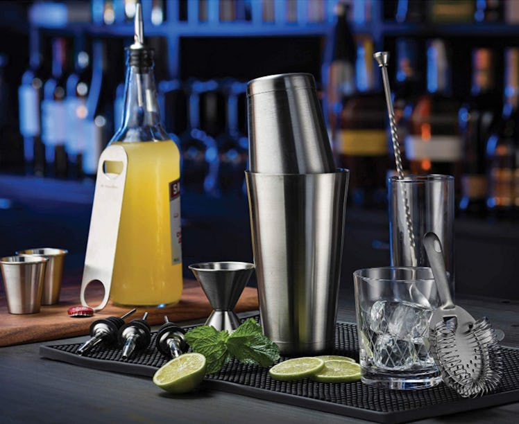 FineDine Cocktail Shaker Kit (14-Piece Set)
