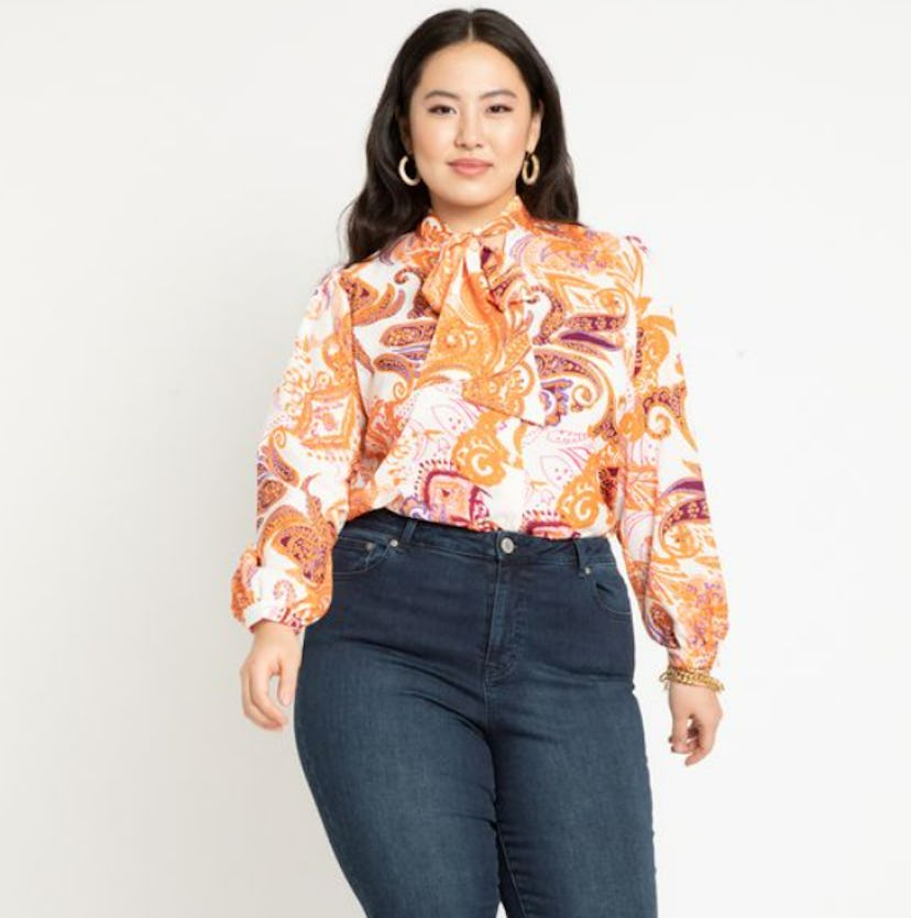 Tie Neck Blouse