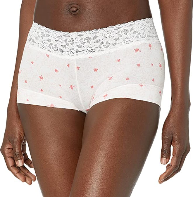 Maidenform Cotton Lace Boyshort