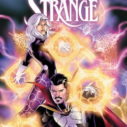 Clea and Dr. Strange grace the cover of "Doctor Strange (2018) #14"
