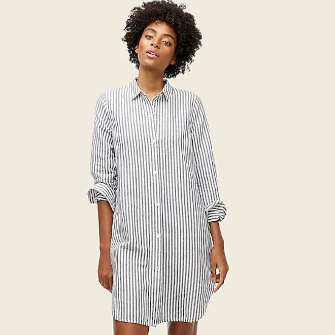 Cotton-Linen Beach Shirt