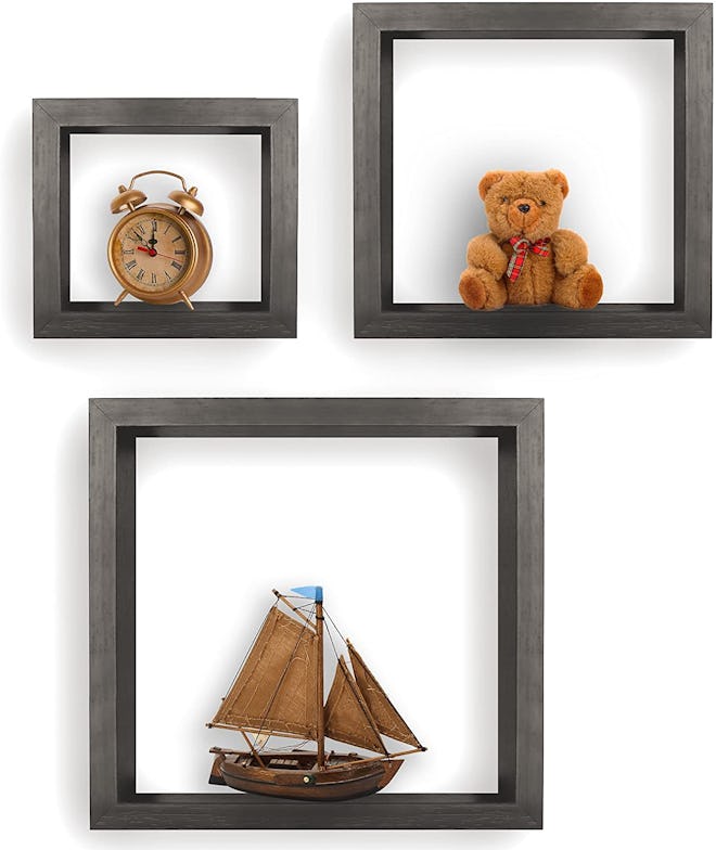 Greenco 3-Cube Floating Shelf