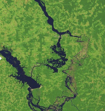 Big Bend of the Xingu River on July 20, 2017.