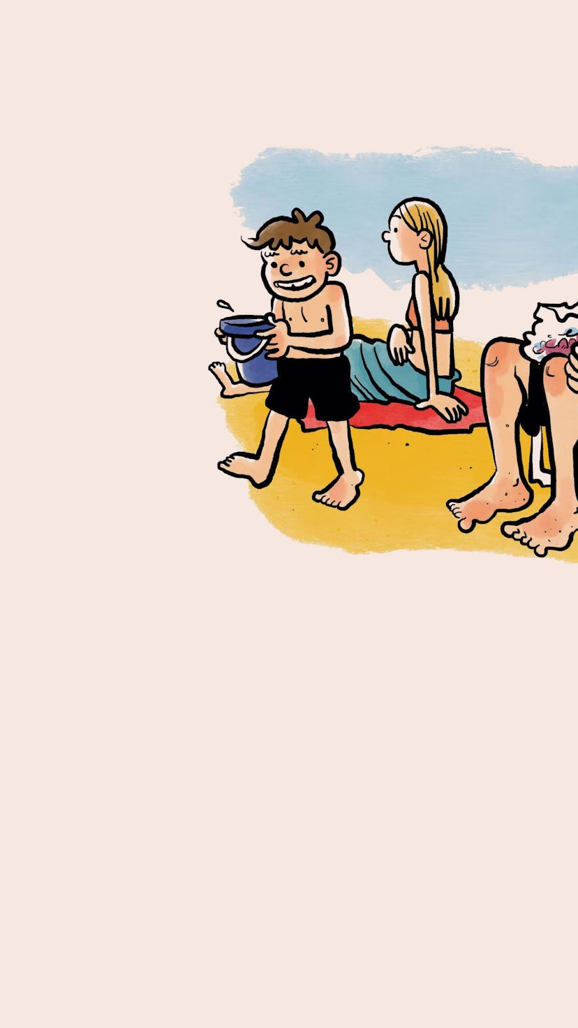A comic panel: I always like the idea that a tattoo is a permant reminder of the person you once wer...