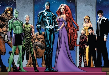 The Inhumans stand together in Secret Invasion: Inhumans Vol. 1 #4