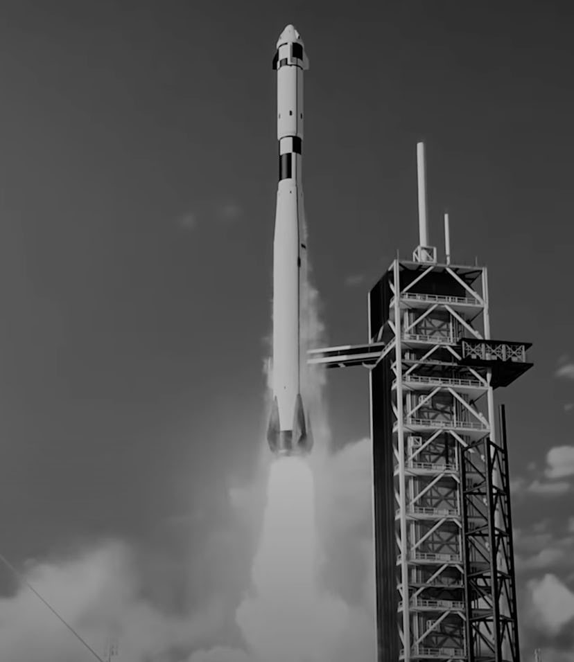 A rocket featured in Ford's new ad