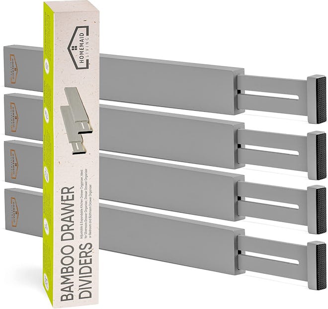 Homemaid Living Bamboo Drawer Dividers