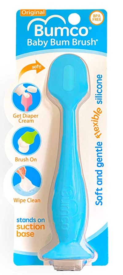 The Bumco Baby Bum brush is a diaper cream brush invented by a mom.