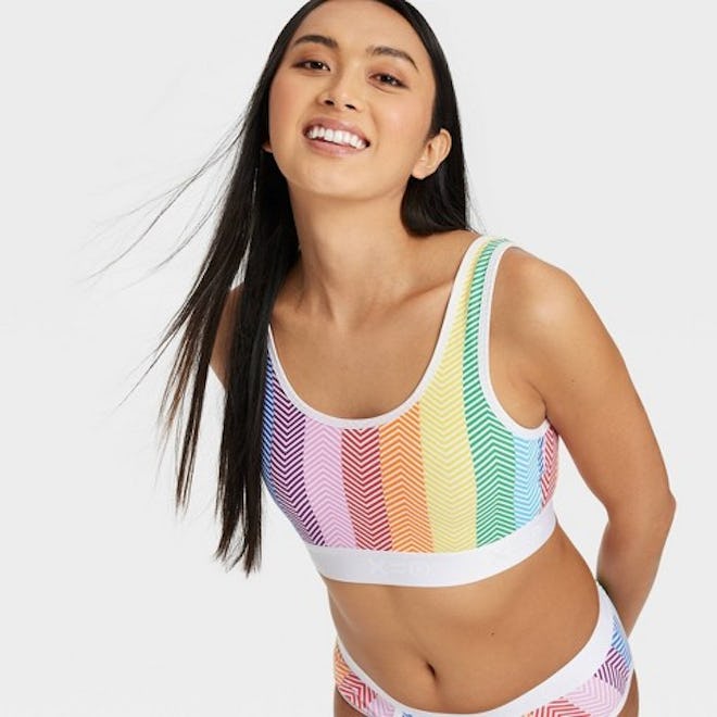 Pride Adult TOMBOYX Rainbow Soft Bra