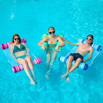 Sloosh Inflatable Pool Float Hammock (3-Pack)