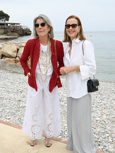 Caroline of Hanover and Carole Bouquet