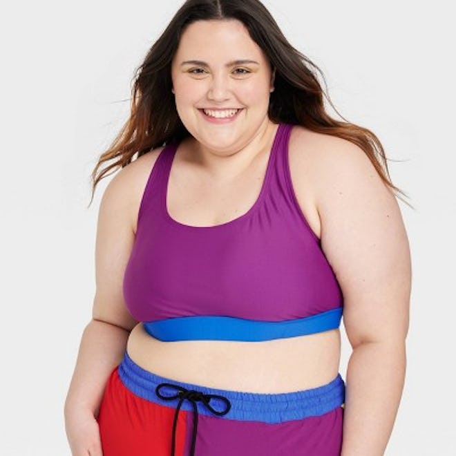 Pride Adult Humankind Colorblock Swim Top