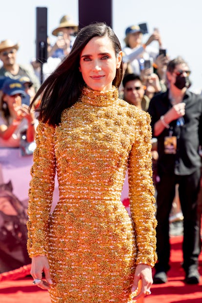 Jennifer Connelly Glittered in Louis Vuitton at the 'Top Gun: Maverick'  Premiere