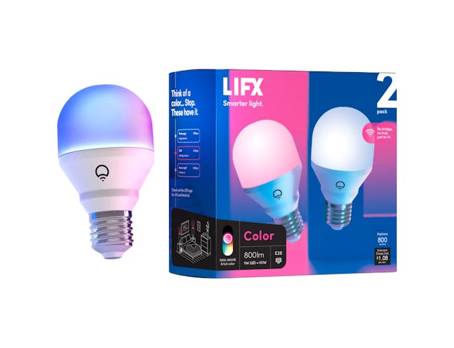 LIFX Color E26 Edison color-changing bulbs, 2 pack