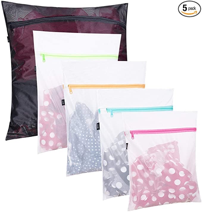 BAGAIL Mesh Laundry Bags (5-Pack)