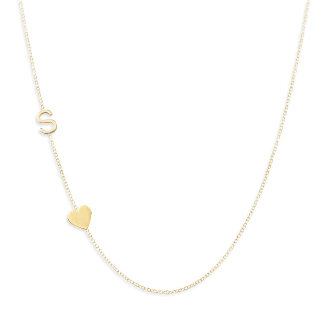 14K Gold 2 Letter Necklace