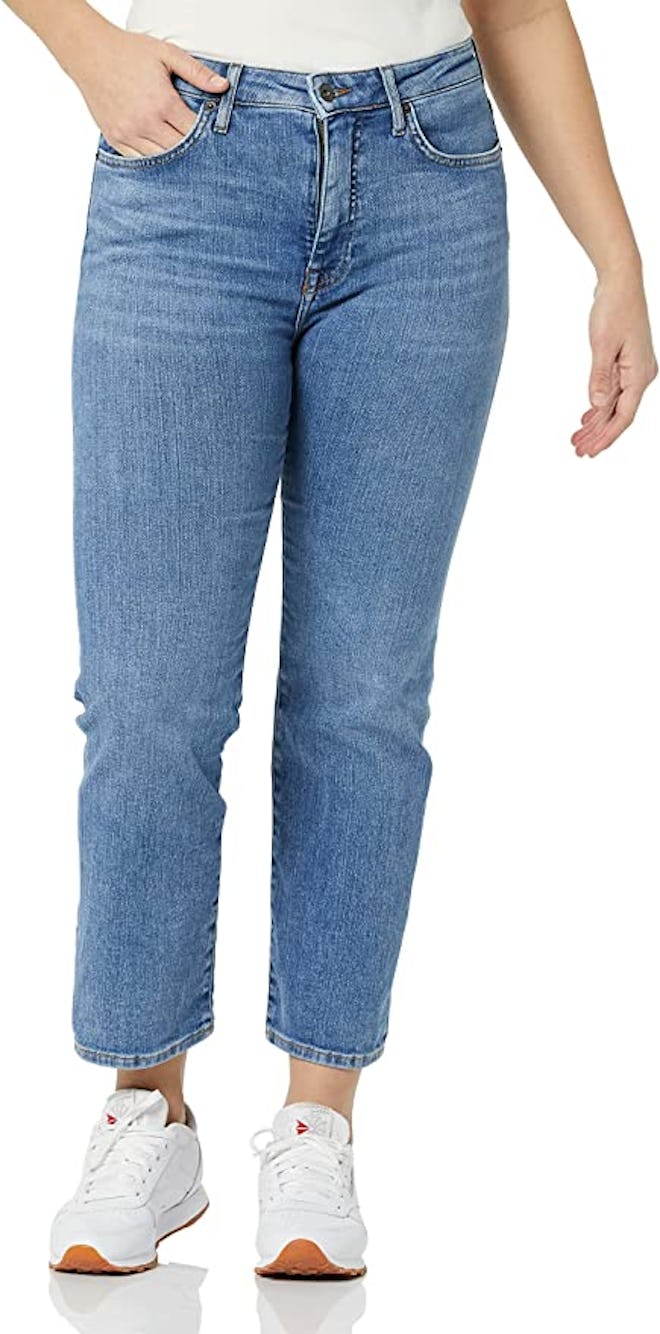 Amazon Aware Cropped Slim Straight Leg Jeans