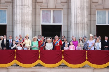 The royals on the Buckingham Palace balcony for the 2019 Trooping the Colour