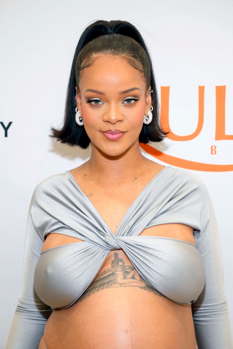 The 2000s-era hairstyles Rihanna wears in A$AP Rocky's "D.M.B." music video.