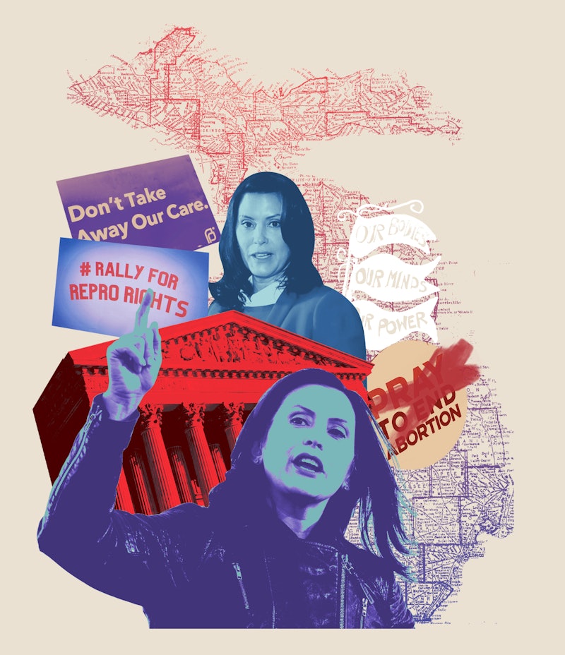 Governor Michigan Governor Gretchen Whitmer talks to Bustle about Michigan abortion laws.