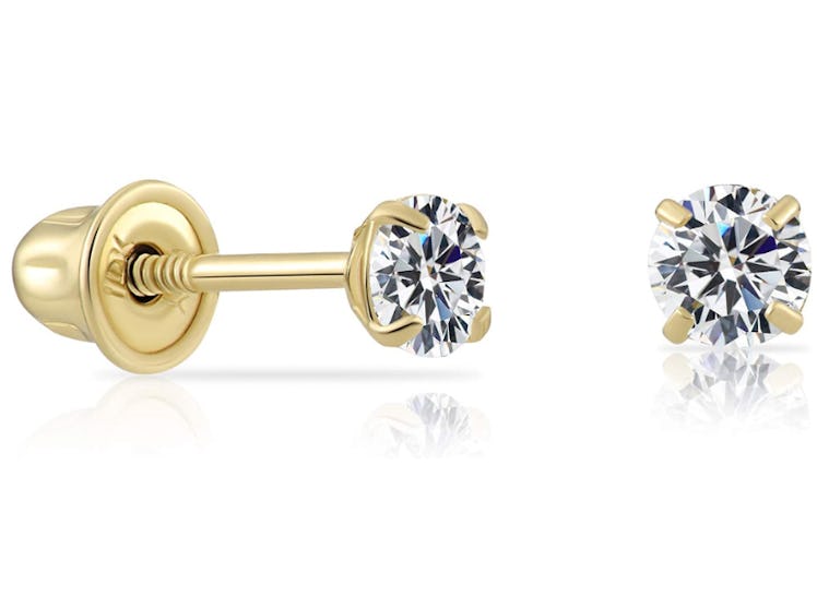 TILO JEWELRY 14-Karat Gold Stud Earrings (2 Pieces)