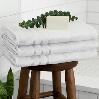 best bath sheets bamboo-cotton blend