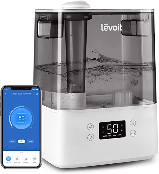 top rated humidifier: Amazon LEVOIT Humidifier with Smart Wifi Control