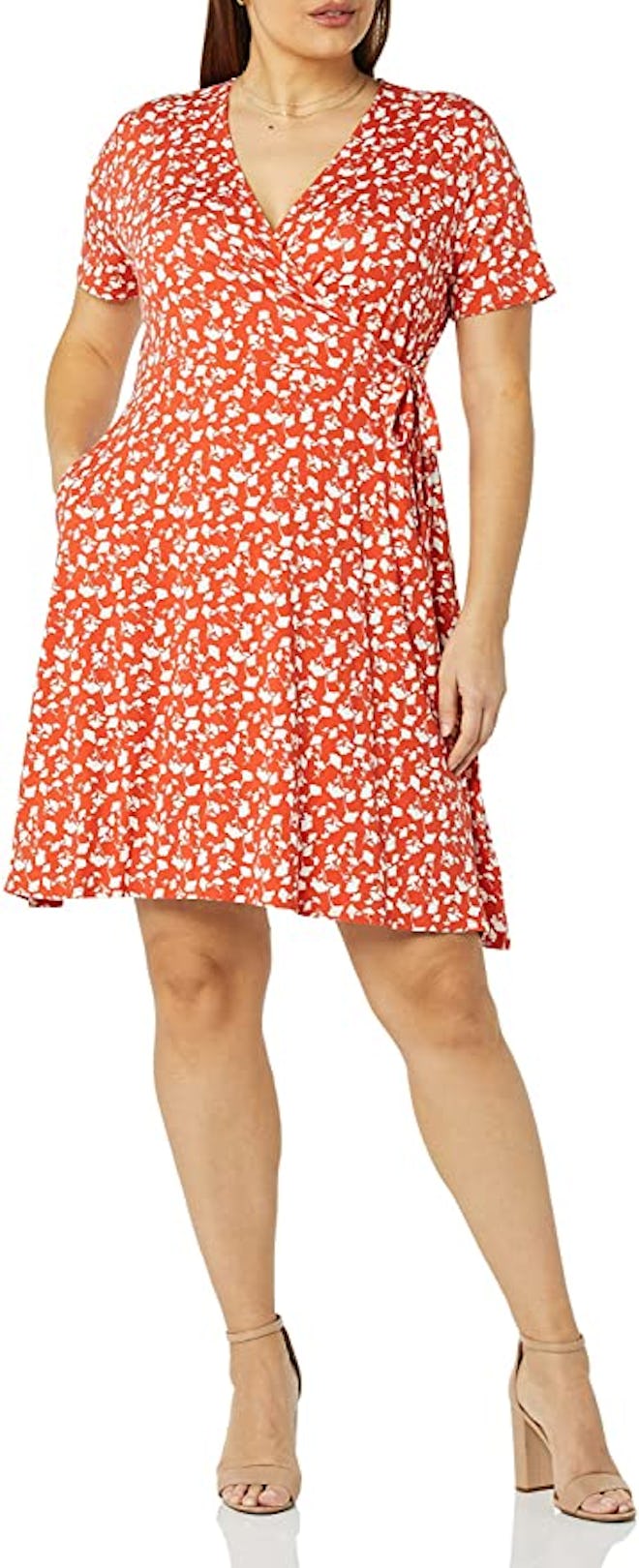 Amazon Essentials Faux-Wrap Dress