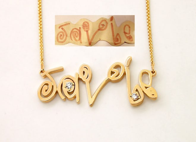 Savenko Kids Handwriting Necklace