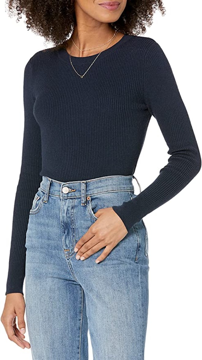 The Drop Ribbed Crew Neck Sweater