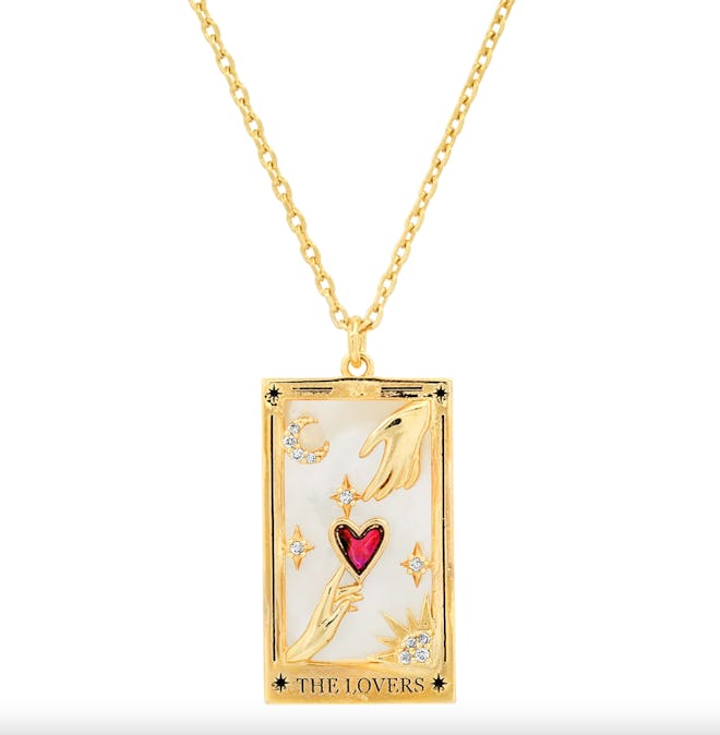 The Lovers Tarot Card Neckace