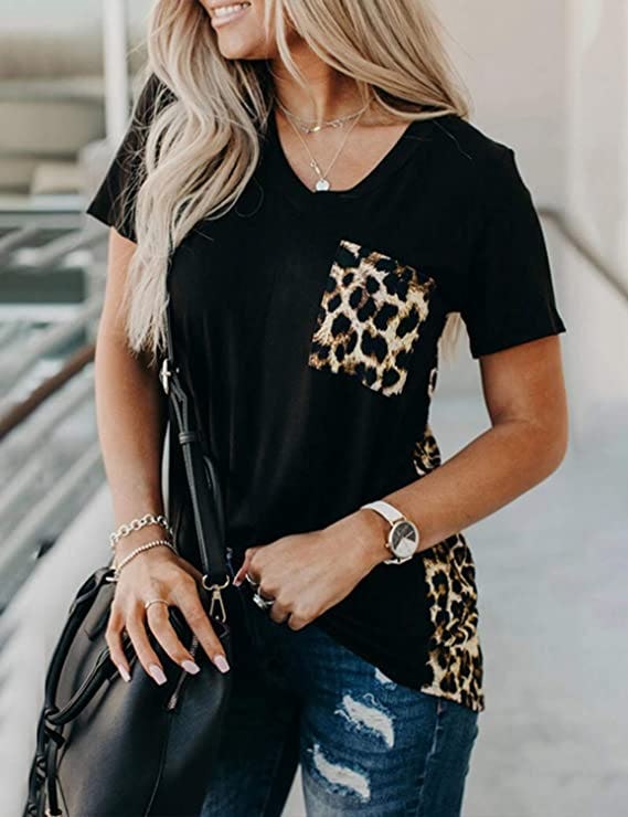 Blooming Jelly Short Sleeve Blouse with Pocket