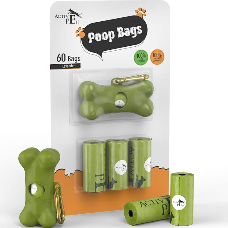 Active Pets Poop Bags and Dispenser
