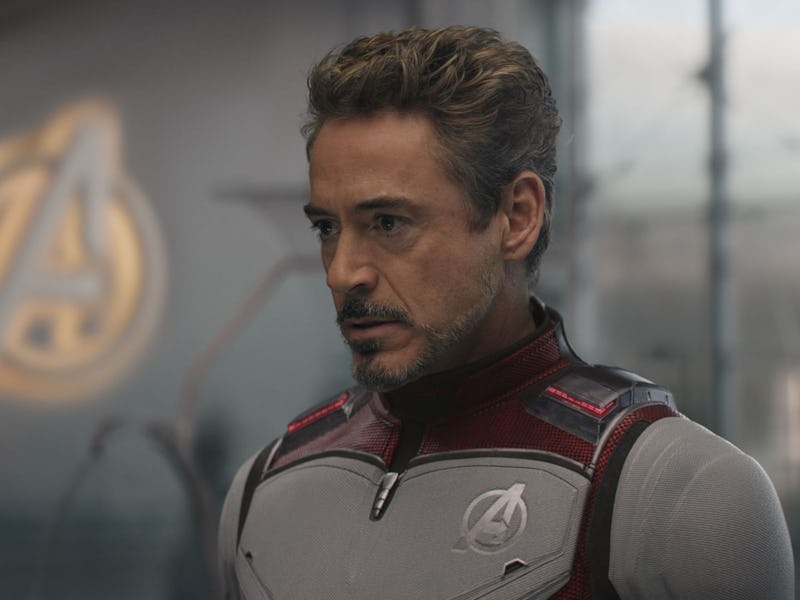 Robert Downey Jr. as Tony Stark in the Avengers: Endgame movie
