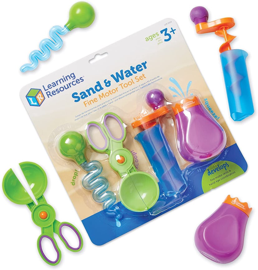  Learning Resources Sand & Water Fine Motor Set (4 Pieces)