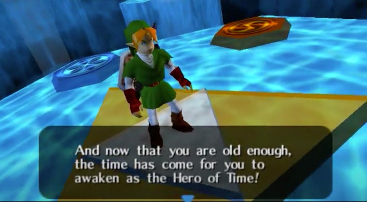 Link awakens seven years older.